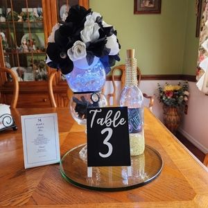 DIY Table Number Esals